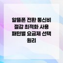 금곡대로주유소 | 알뜰폰 전환 통신비 절감 최적화 사용 패턴별 요금제 선택 원리