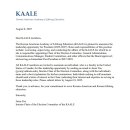 KAALE Korean American Academy of Lifelong Education 남궁은 이미지