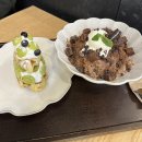 크로플로 역곡점 | [역곡 크로플 케이크 디저트 맛집]_부천 역곡 삼층카페 초코 브라우니 빙수와 청포도 크로플 먹은 후기!