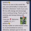 You taught us to love in spite of the absence 💙 Special Gift to BaRon 🎁 이미지