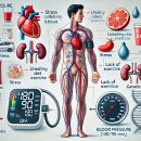 고혈압 초기증상 발생 원인 및 수치 이미지