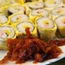 짠지계란말이김밥