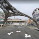 송도해수욕장 입구 삼거리 이미지