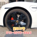 (신)유광카 | 화성휠복원,타이칸 컷팅휠 유광블랙 도색 후기