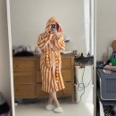 오렌지가운 | 카톡선물 추천 집들이 선물 데데리트 극세사 파자마 수면잠옷 샤워가운 후기