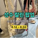 원소프트 | 2025 칼린 성수 팝업 다녀왔어요! + 실용성 갑 소프트M 가방 후기