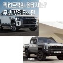 (주)아이맥소프트파워 | 무쏘 vs 타스만, '픽업의 정답'은? 디자인, 파워트레인, 가격, 옵션 끝장 비교!