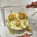 부천중동리슈빌엔클래스 | [부천] 기념일에 주문하기 좋은 예쁜 생화 케이크 - 브리이에 케이크 컵케이크