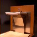 유니버셜디자인 - 조절가능한 세면기 (adjustable washbasin) 이미지