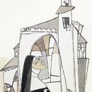 성당, 수녀, 비둘기(1957) : 김기창 베드로(1914~2001) 이미지