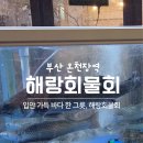 해랑회물회