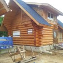 통나무집 이미지