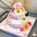 디얼러브케이크 | 연신내 케이크 맛집 디얼러브 딸기 가득 2단 케익 예약 주문 후기