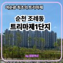 경남상가세탁소 | 여순광 최초 트리마제아파트 조례동 트리마제1단지 임장기록