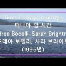 Time To Say Goodbye (떠나야 할 시간) Andrea Bocelli Sarah Brightman (1995년) 이미지