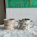 씨그린 | 캐년 머그컵 2P 선물세트 후기, 카카오톡 선물하기 생일선물 추천(라이트블루오렌지 씨그린오어키드 마블)