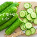 오이 활용법 11가지 이미지