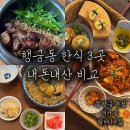 수원천로 | [수원] 행궁동 한식 맛집 3곳 내돈내산 비교 | 뜸 행궁 본점 미가공 할머니네집