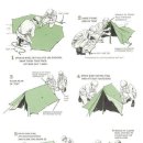 [완료] U.S 미군용 추억의 A형 텐트 천 -캔버스 면- (중고) 이미지
