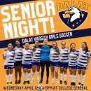 Dalat Senior Night-Seniors Varsity Girls Soccer players. 이미지