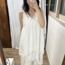 솔티빈티지 | 솔티페블 레이스 레이어드 드레스 후기 : 여름 레이어드 원피스, 빈티지 모리걸 룩