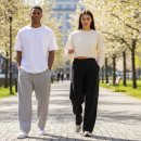 스웨트짐 | 짐웨어부터 데일리까지! 원턱 와이드 스웨트 팬츠 가성비 후기