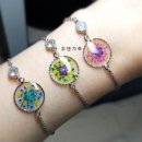 가죽 꽃팔찌 이미지