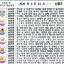 2023년 3월 14일 운세 및 세상 소식 이미지