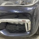 종합덴트칼라 | BMW 740Li 앞범퍼 복원, 탈거 없는 완벽한 마스킹과 섬세한 샌딩 작업기