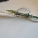 대바늘 뜨개 | 베를린스카프 뜨개시간 대바늘입문 세탁방법 블로킹방법 테무대바늘후기 울샴푸? 중성세제?