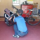 탄천 자전거 정비소 이미지