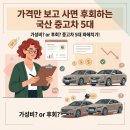 명보자동차정비 | 2026 가격만 보고 사면 후회할 수 있는 국산 중고차 5종｜신차가·현재 시세·감가 이유 분석