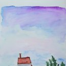 수성펜 수채화 이미지