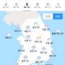 9월 15일 일요일 날씨정보 (입영 21일차) 이미지