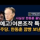 대반전) 민주당 한동훈 특검 추진, 법무부장관 댓글팀 시한폭탄, 한동훈 구속불가피 시대정신연구소﻿ 이미지