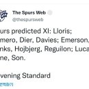 [이브닝스탠다드] 토트넘 FA컵 32강 예상 Best 11(vs 브라이튼) 이미지