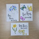 플러스펜 수채캘리 | 캘리그라피/플러스펜수채캘리엽서/주민센터 수업/부산해피아트
