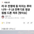 러•우 전쟁에 등 터지는 루마니아...F-18 전투기로 영공 침범 드론 격추 이미지