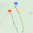 홍천 미약골 지도&amp;고도표 이미지