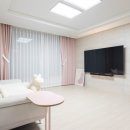 씨유 검단리버포레 | 인디핑크컬러 이중커튼으로 고급스러운 핑크인테리어 연출하는법 - 검단 우미린리버포레 59A타입 설치후기