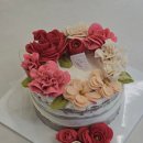 홈수제 앙금플라워 떡케이크 만들기 | ​떡보다 빵 같은 식감? 대전 떡케이크 쌀찜 제누아즈앙금플라워