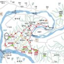 비룡산 등산지도(경북 예천)