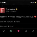 dear tim hortons twitter admin: God Bless You 이미지