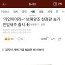 `가인이어라~` 보해양조 한정판 송가인잎새주 출시 이미지