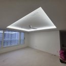 세영에너지 | 광주 수완지구 세영리첼 아파트 전기 조명 인테리어 마감(무몰딩 사각 우물천장 간접 조명)