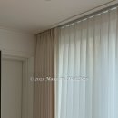 태영세탁 | [미앤데코]대흥동커튼 마포태영 커튼&amp;블라인드 거실에...암막 + 화이트 쉬폰 차르르 이중커튼 설치 후기✨