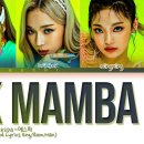 aespa Black Mamba 에 스 파 블랙맘바 Lyrics/가사 이미지