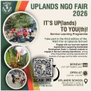 Uplands NGO Fair 2026:Monday, 21 September 2026, 9:00 AM – 3:30 PM 이미지