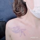 곰돌이pc | [평택역 타투 잘하는곳][타투로드] 쇄골타투 받은 후기