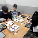 오일파스텔 | 부산 성인취미반 오일파스텔 붓캘리 출강 후기